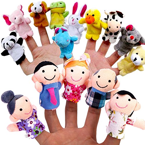 6 Finger+Puppet+Set+Original+American