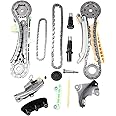 HQP AUTO PARTS Timing Chain Kit Chain Tensioner Sprocket Chain Guide Rail fits for 97-09 for Ford Explorer for Mazda B4000 for Mercury Mountaineer