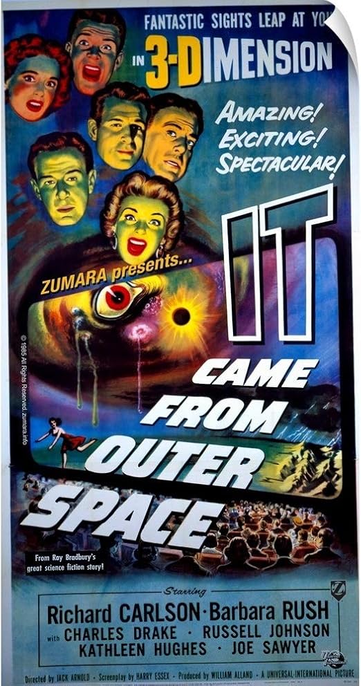 Amazon Com Canvas On Demand It Came From Outer Space 2 Sci Fi