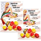 American Strike Indicator - Fly Fishing Float. All One Piece - Zero Parts to Drop and Lose. Insert line, Twist and Fish. Aerodynamic for smooth casts. Finger-Grips. Red and Yellow Color - Twin 6 packs