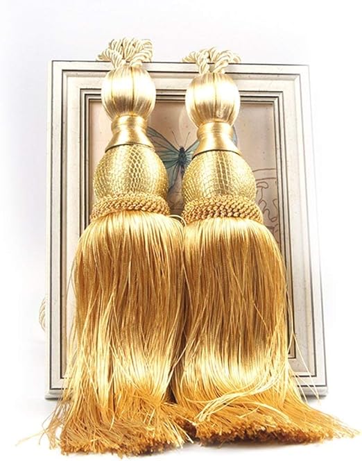 Amazon Com Inesun 1 Pair Tassels Curtain Tiebacks Home Decorative