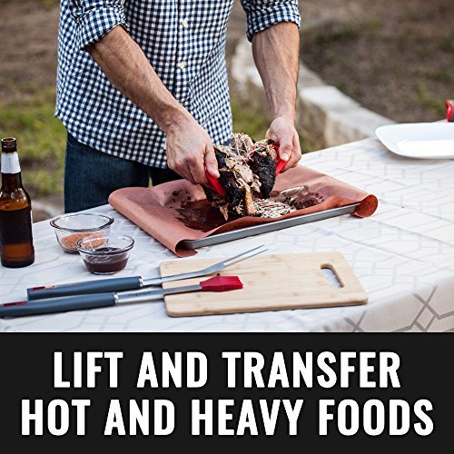 Grillaholics BBQ Meat Shredder Claws Wolverine Style UltraSharp Blades Quickly Lift Handle