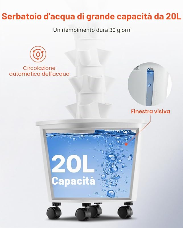 Sistema di Coltivazione Idroponica, 50 Baccelli Verticali a 10 Livelli, Torre Idroponica Mobile con Pompa dell'Acqua e Ruote, Germinazione Interno, per Erbe Aromatiche Frutta Verdura