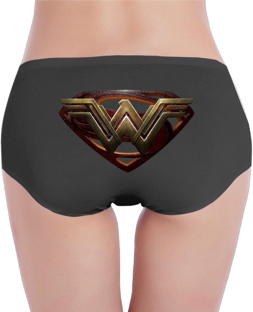 Wonder Woman Superman Art Symbol Vintage \r\nHipster Bikini Sexy Low-Waist Panties Women