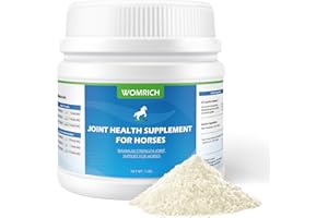 WOMRICH Joint Health Supplement for Horses Powder - Glucosamine, MSM, Chondroitin Sulfate - Joint Support Supplement for Horses Senior Horse Joint Support Formula