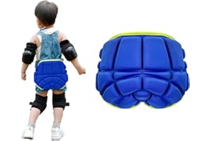 BODLYL Protective Butt Pad, Children Extreme Sports Hip Pad Butt Pads for Skating Roller Hockey Pants Kids Skate Pads Impact 