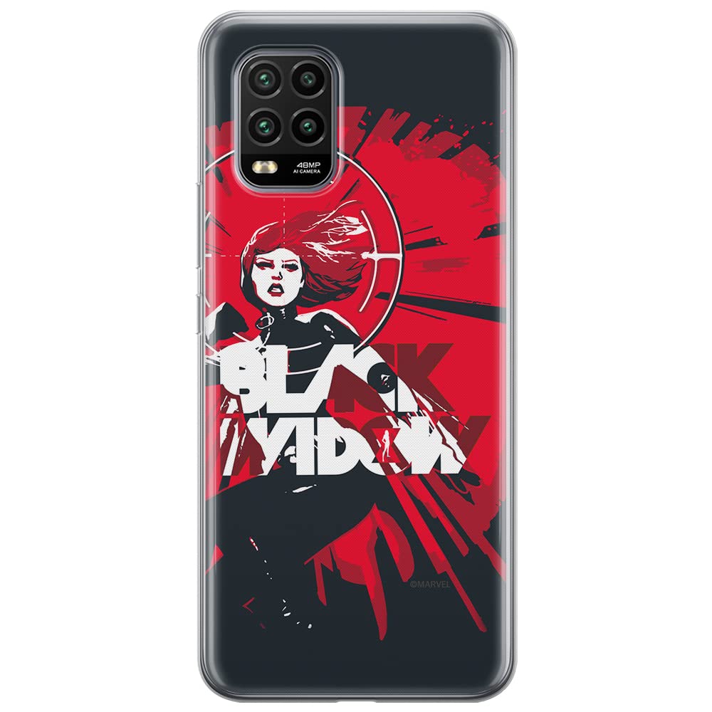 ERT GROUP mobile phone case for Xiaomi MI 10 LITE original and officially Licensed Marvel pattern Black Widow 005 optimally adapted to the shape of the mobile phone, case made of TPU