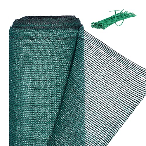 Relaxdays zichtbreeknet, zichtdoek voor schutting & hekwerk, HDPE materiaal, weerbestendig, 1x20 m, groen