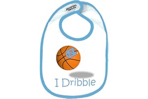 Future Tailgater North Carolina UNC Tar Heels I Dribble Cotton Baby Bib
