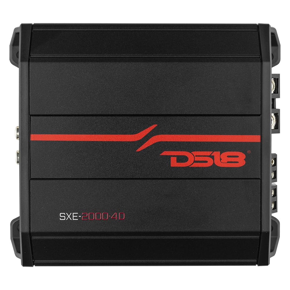 DS18 SXE-2000.4D/BK 4-Channel Car Amplifier Class D