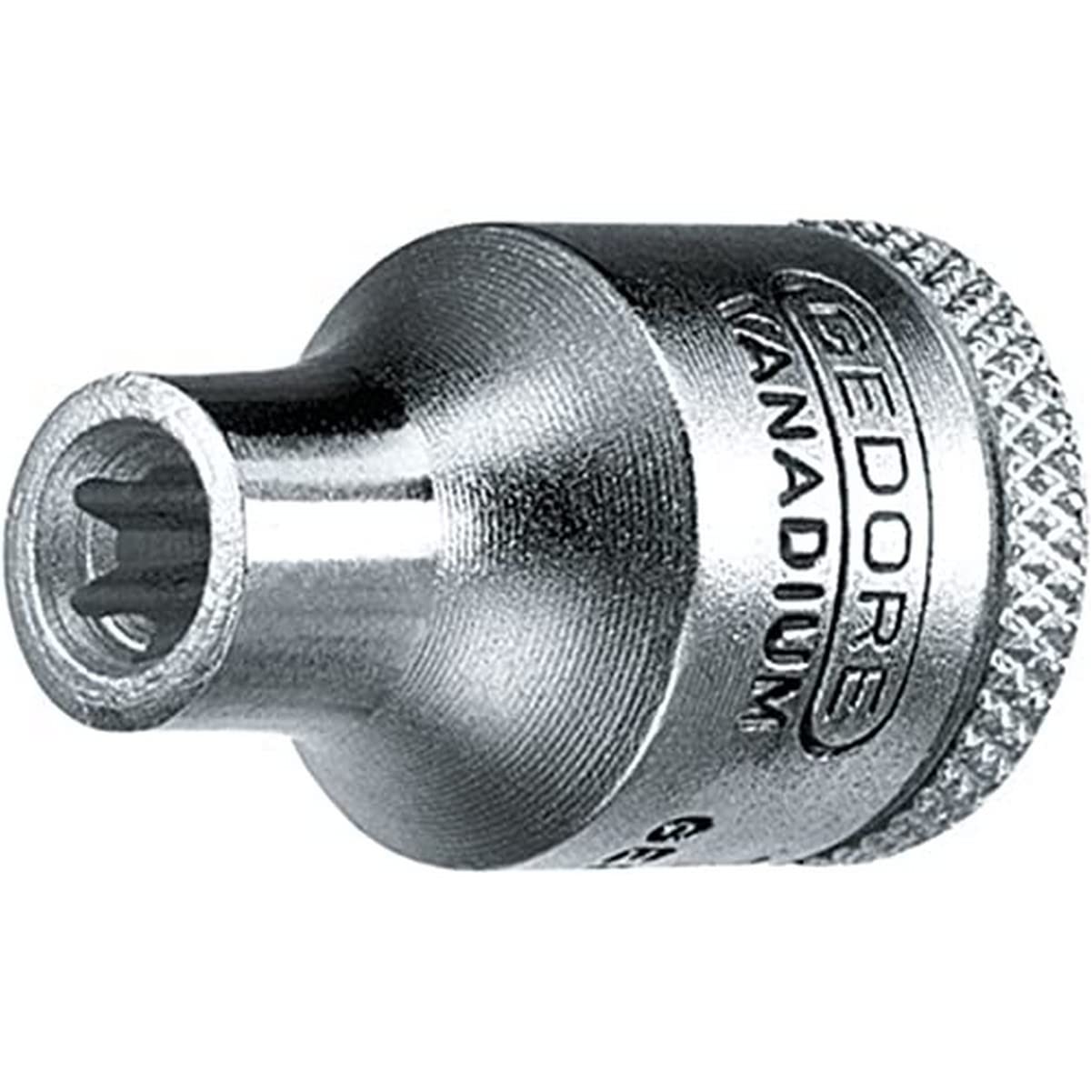 Gedore TX30E10 3/8-Inch E10 x 28 mm Socket - Silver