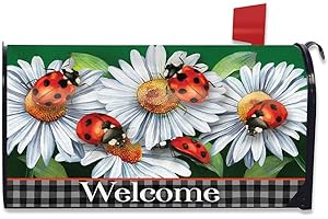 Briarwood Lane Ladybugs and Daisies Spring Mailbox Cover - Standard Size