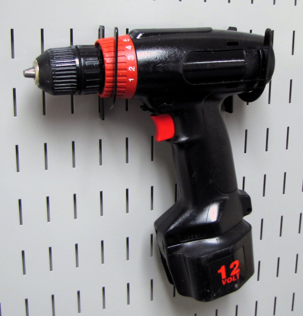 Wall Control 10-UH-003 B Slotted Pegboard U-Hook for Wall Control Pegboard Only, 3