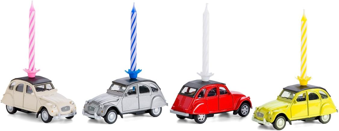 Beige Le Cadeau Danniversaire Pour Tous Les Fans De Dodoche Corpus Delicti Bougie Sur Roues Citroen 2cv Bougies