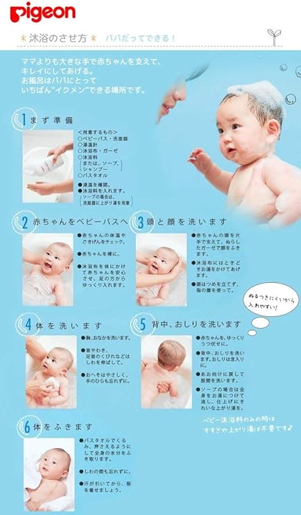 Amazon Co Jp Pigeon ピジョン 新生児から使える 赤ちゃん用 沐浴剤 ベビー沐浴料 250ml 066 ベビー マタニティ