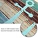 Uphome Nautical Anchor Bathroom Rug, Vintage Retro Flannel Microfiber Turquoise and Brown Non-Slip Soft Absorbent Bath Rug Kitchen Floor Mat Carpet (1 pc16 W x 24