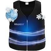 Coldest Cooling Jacket, Reusable Ice Packs for Hot Weather, Ice Vest for Men & Women, Cycling, Running, Athletes