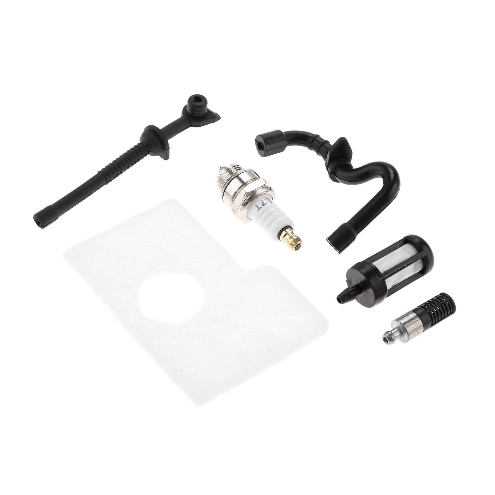 Mtsooning 6-in-1 Chainsaw Parts Kit,Air & Fuel Filter, Oil Line, Spark Plug Replacement for 017, 018, MS170, MS180