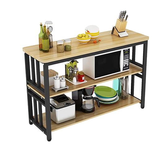 Estante De Cocina 3 Capas Mesa De Comedor Rectangular ...