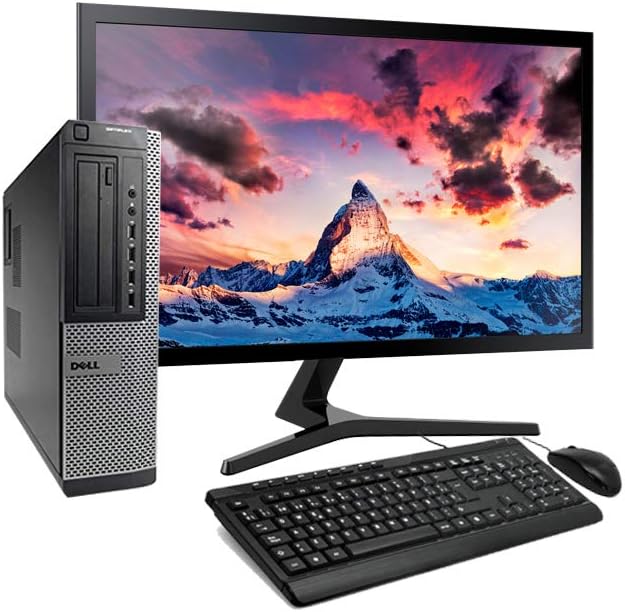 Dell 7010 - Ordenador de sobremesa + Monitor 27'' (Intel Core i5-3330, 8GB de RAM, Disco de 240 SSD, WiFi, Windows 10 Pro 64 bits) (Reacondicionado)