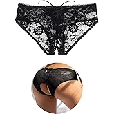 comeondear Boyshorts Panties for Women Plus Size Womens Underwear Cheeky Thong Panties Floral Boy Shorts for Dating