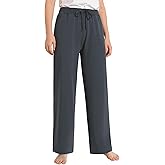 Latuza Women's Comfy Cotton Wide Leg Lounge Pants Loose Fit