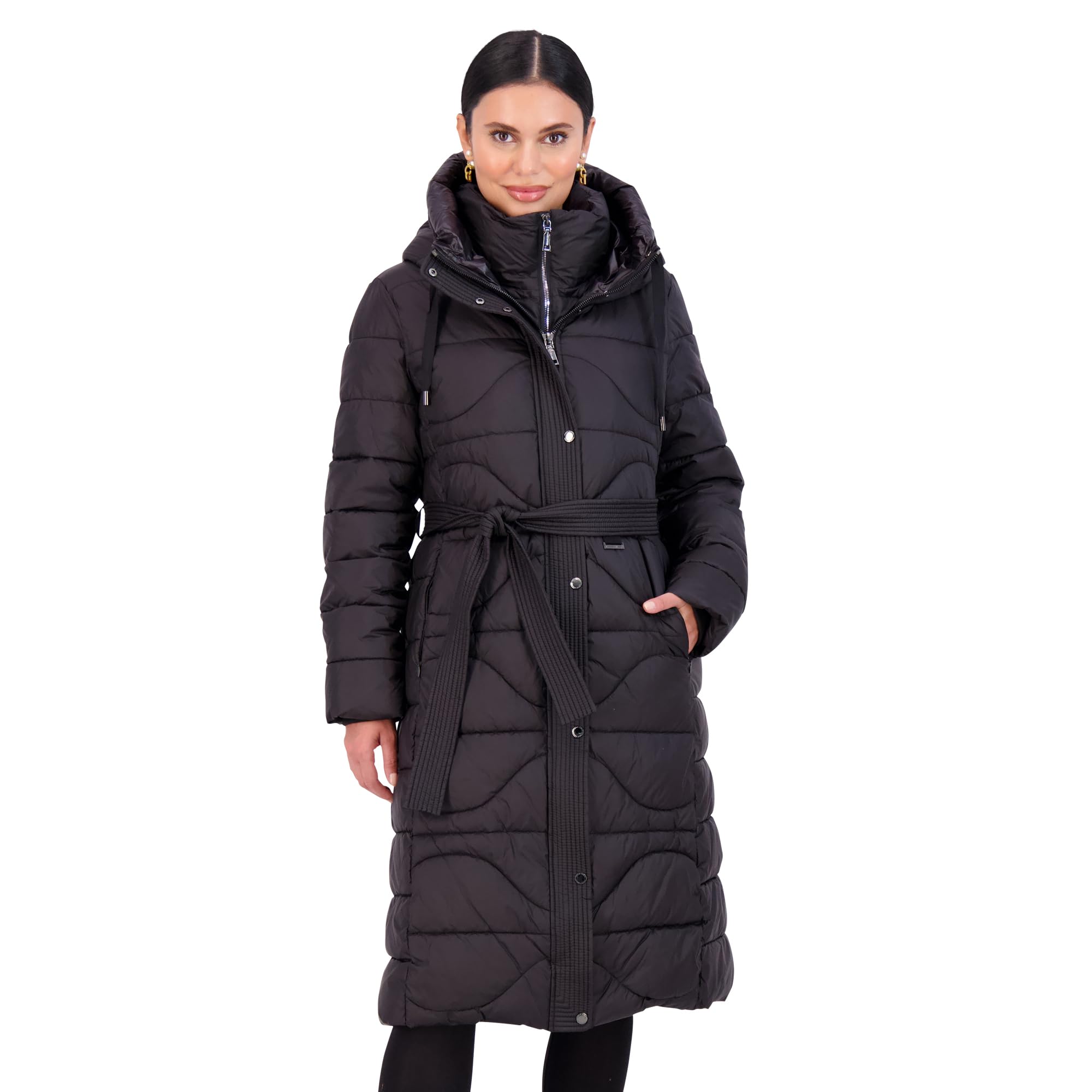 Vince Camuto Hooded Women's Puffer Jacket, Womens