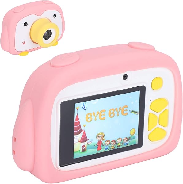 Mxzzand Children Camera 2 0in Screen Camera 720P 20MP Taking Pictures Continuous Shooting for Children Portable Digital CameraPink