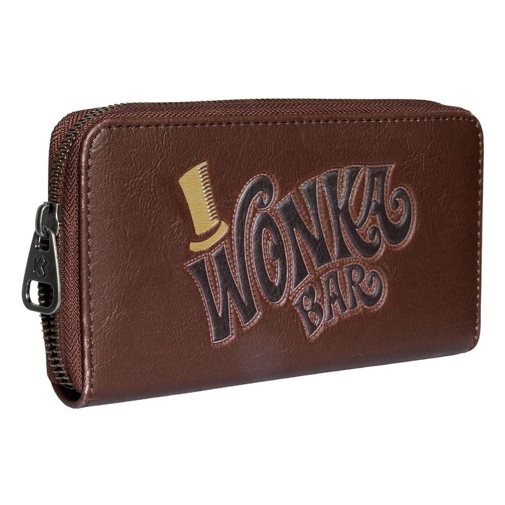 Willy Wonka Charlie and the Chocolate Factory Choco-Essential Wallet, Brown, 19 x 10 cm