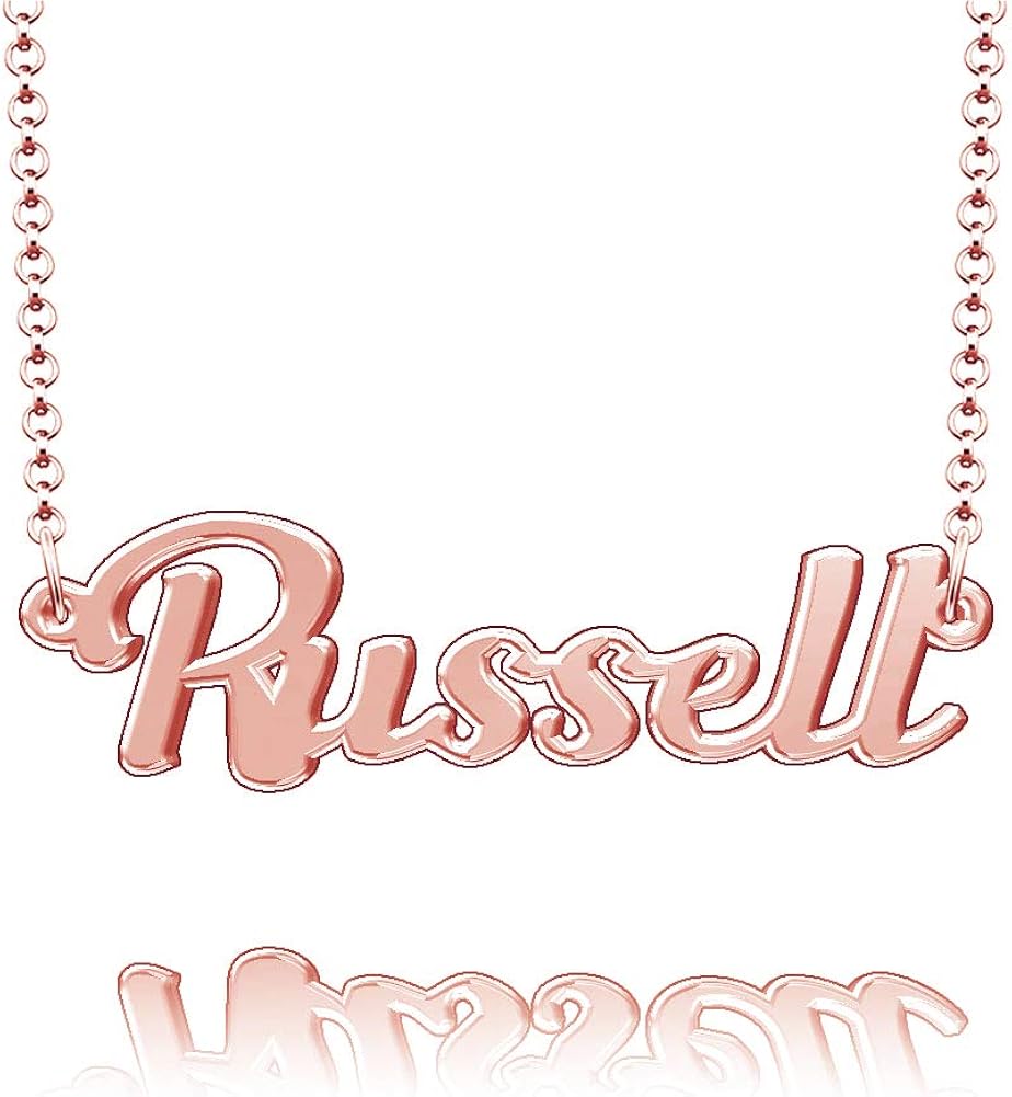 Necklace Name Russell Jewelry LoEnMe Sterling Family for