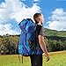 OutdoorMaster Hiking Backpack 60L - Internal Frame w/ Waterproof Rain Cover for Hiking, Travel, Camping