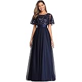 Ever-Pretty Women's A-Line Empire Waist Embroidery Evening Prom Dress 0904
