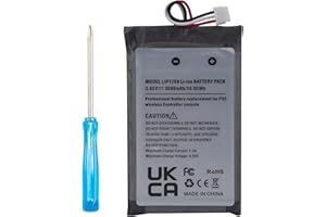 TAYUZH Battery for PS5 Dualsense Controller, 3000mAh Lithium-ion LIP1708 Replacement Controller Battery Pack Compatible with PlayStation 5 Wireless Controller Console CFI-ZCT1 W B U with Tool