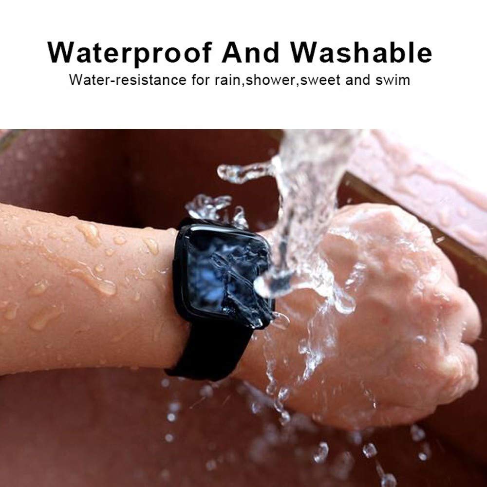 ZellyPower Watch Band Compatible for Fitbit Versa 2/Fitbit Versa/Fitbit Versa Lite for Women Men, Classic Soft Silicone Sport Strap Replacement Wristband for Fitbit Versa Smart Watch