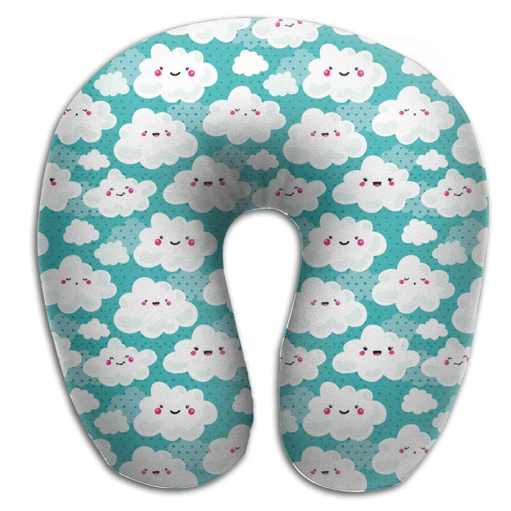 Amazon Com Fjfashion Funny Cute Clouds U Type Travel Pillow