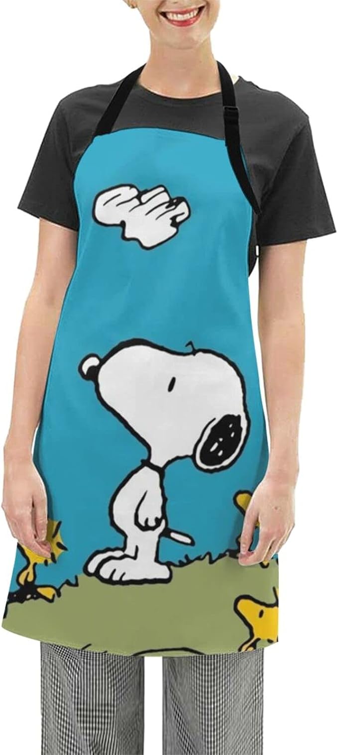 Snoopy Chefs Apron Cooking And Baking Aprons For Men And Women, Bbq