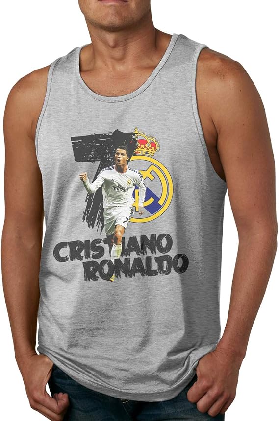 Amazon Co Jp Cロナウド クリスティアーノ ロナウド Cr7 タンクトップ メンズ 男性 イージータンクトップ インナー 綿 おしゃれ シンプル マッスルフィット スポーツウェア スポーツシャツ ボディビル 吸汗速乾 ファッション
