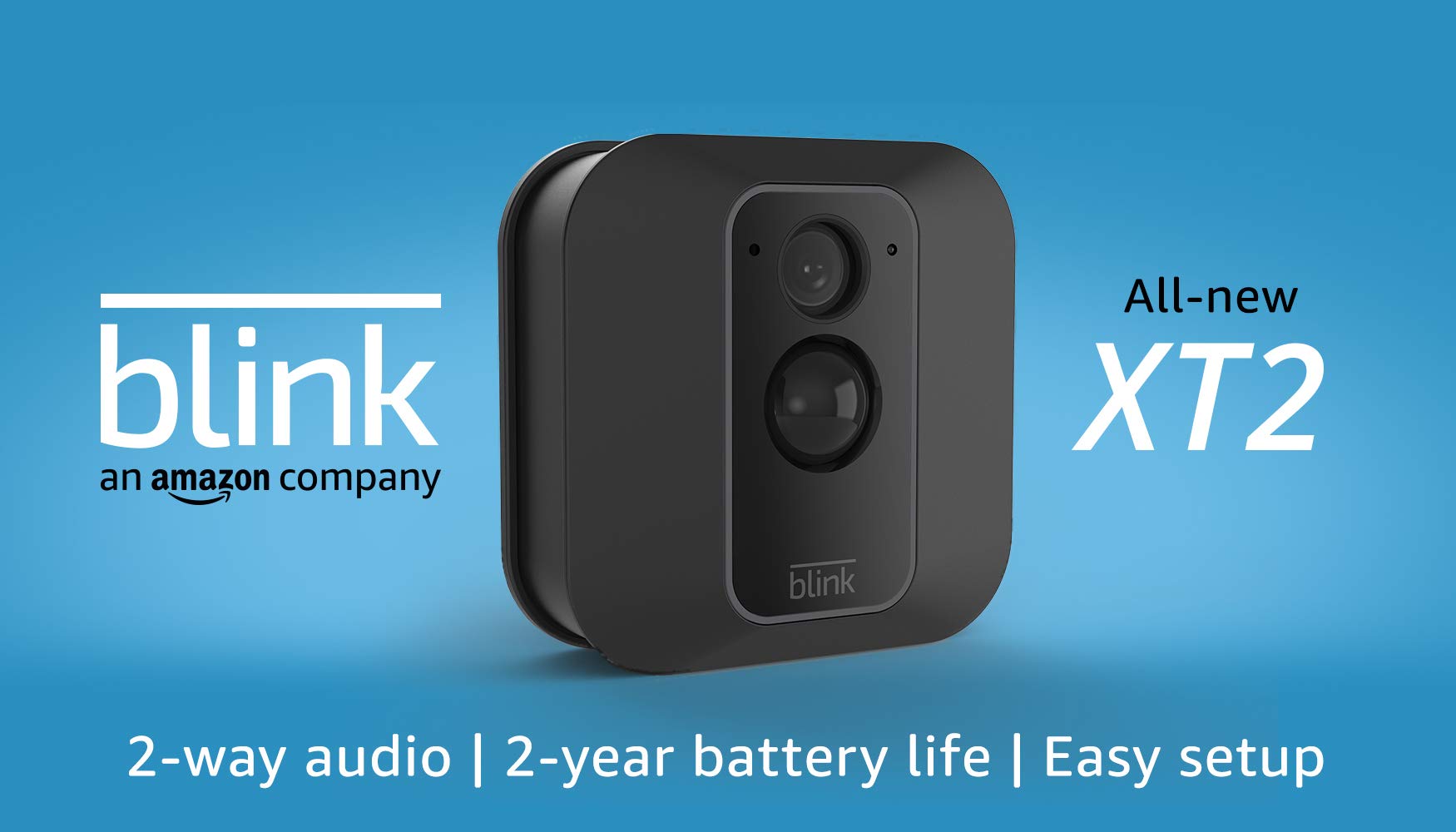 Blink XT2 Outdoor/Indoor Smart Security Camera with cloud storage