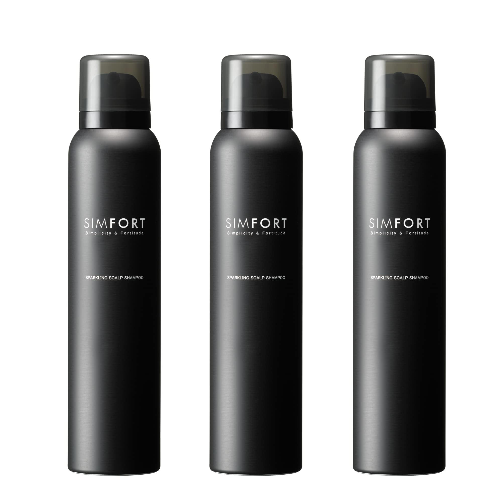SIMFORT Sparkling Scalp Shampoo for Thinning Hair and Loss - Growth Treatment (3 Pack)