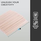 H&S Unfinished Natural Wooden Dowels 100pcs 15cm x 4mm Craft Sticks view 4