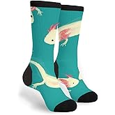 Women's Men's Fun Novelty Crazy Crew Socks Axolotl Dress Socks