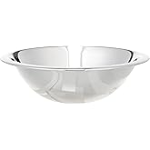 1-Quart Wide Rimmed Stainless Steel Mixing Bowl