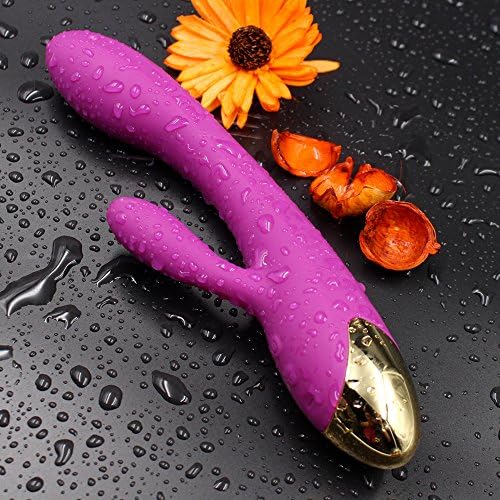 Mini Silicone Grade Food Electric Massager USB Rechargeable,Waterproof & Wireless -Purple