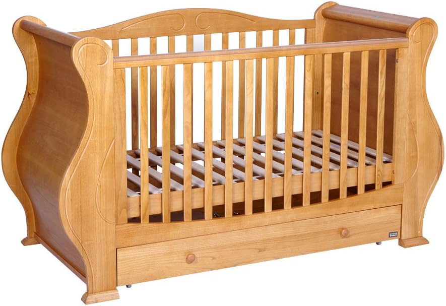 tutti bambini louis sleigh cot bed