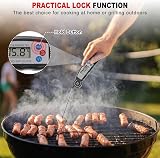Flintronic Digital Instant Read Meat Thermometer, °F/°C, Auto On/Off view 4