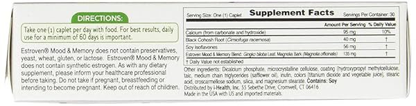 ESTROVEN MOOD BOOST FOR MENOPAUSE RELIEF, HELPS REDUCE HOT FLASHES & NIGHT SWEATS, HELPS MANAGE MOOD SWINGS, 30 COUNT
