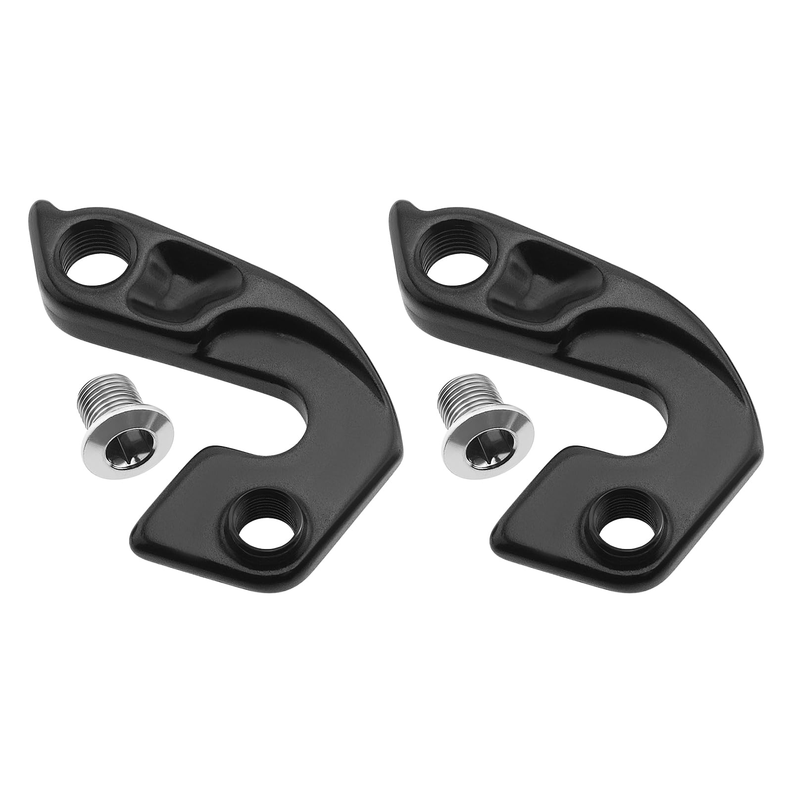 Be In Your Mind 2pcs Bicycle Rear Mech Derailleur Hanger Aluminum Alloy Tailhook Dropout Adapter for Mountain Road Bike Replacement Parts