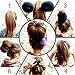 QY Extra Large Size Hair Mesh Chignon Donut To Make The Most Round Largest Doughnuts Hair Bun For Long Thick Hair, Light Beige Color
