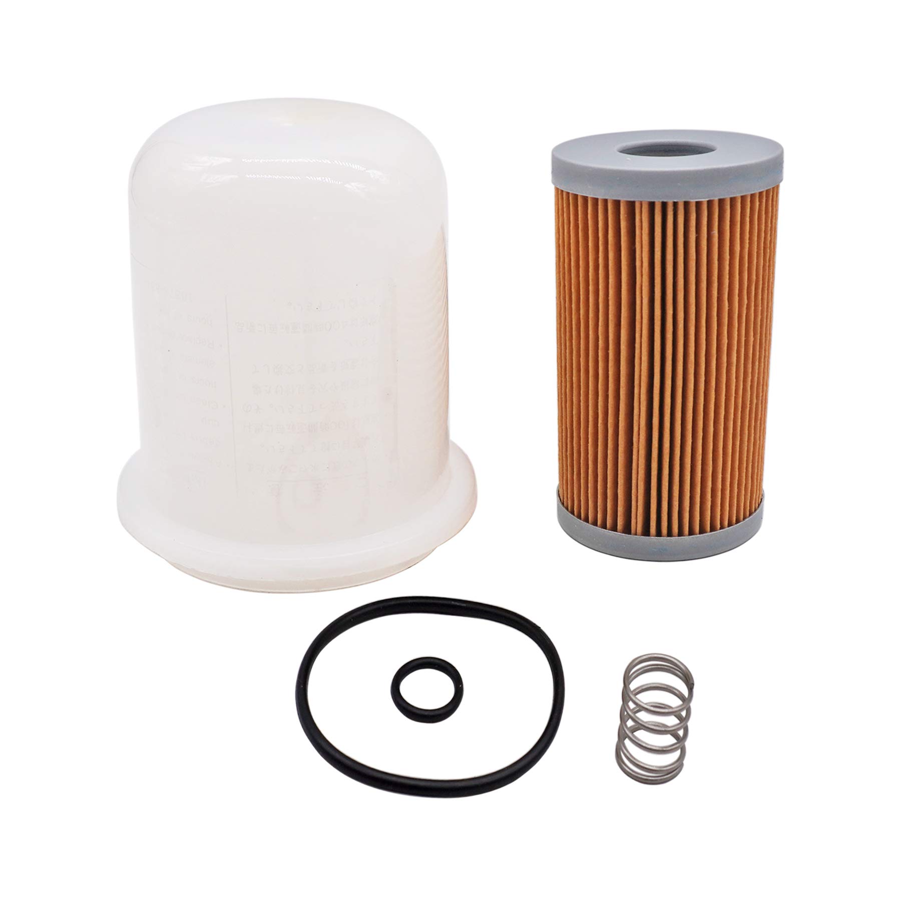 Photo 1 of 15521-43160 15521-43130 Tractor Fuel Filter Kit with O-ring Filter Bowl & Spring Replacement for Kubota L235 L275 L3600 1140 1145 1165