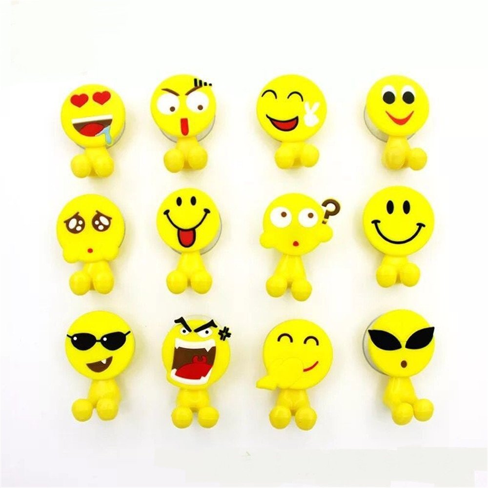Creativee Kids Toothbrush Holder With Suction Cup For Wall Mounted Bathroom 5 Set(5PCs)